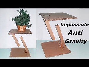 Make an Impossible Anti Gravity Structure Science Project at Home | Impossible Floating Table Build.