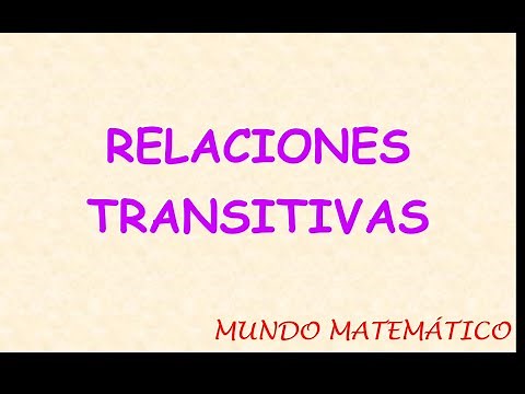 RELACIÓN TRANSITIVA