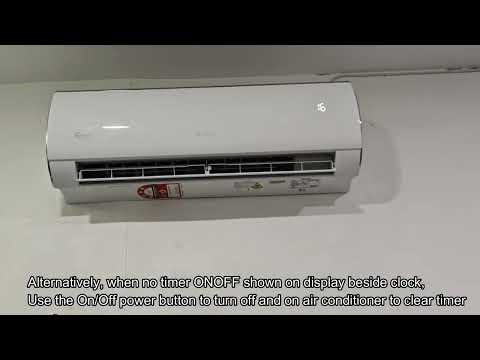 Gree Air Con Turn Off Timer Using Remote Control