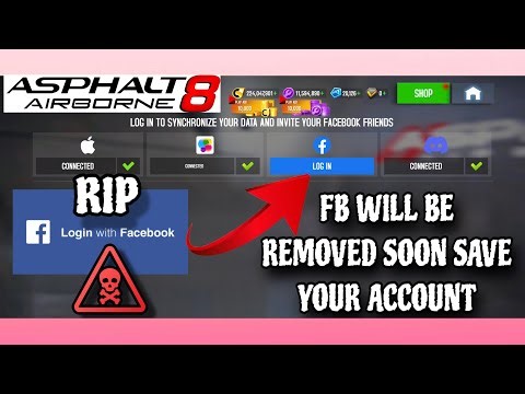 FACEBOOK WILL REMOVE SOON 😢😤 SAVE YOUR ACCOUNTS, EASY TRANSFER (IOS,ANDROID,PC) 👍 | Asphalt 8