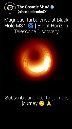 Magnetic Turbulence at Black Hole M87! 🌀 | Event Horizon Telescope Discovery