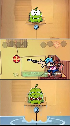 Uh :( Om Nom Sad & Crying - Friday Night Funkin' Game