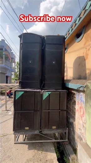 1 Piyar Dj setup 💪🏻🔥|| 2 pic JBL top || 2 pic pope bass || #shorts #shortsfeed #trending #song