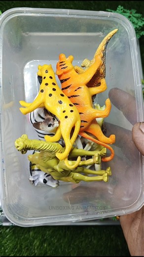 Satisfying with Unboxing Plastic Animals Toy Review #asmr #satisfying #unboxing