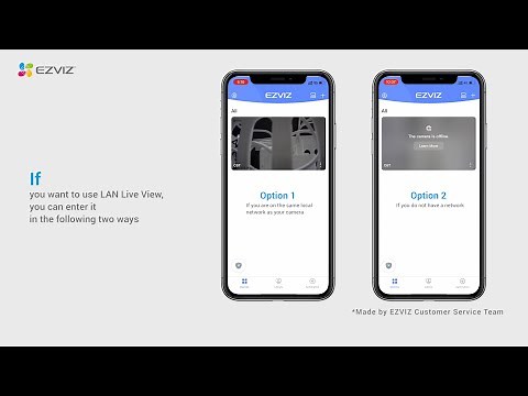 How to use LAN Live View