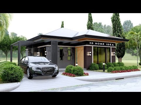 SMALL HOUSE DESIGN | 7 X 10 METERS (22.96 x 32.8 ft.) | 3 BEDROOM