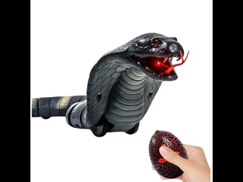 Realistic Remote Control Cobra Snake Toy. With its realistic movement, perfect for pranking friends