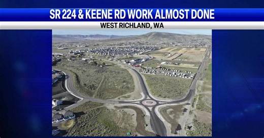 SR 224, Keene Rd construction nears completion in West Richland