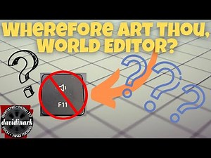 BeamNG Drive - FIX World Editor F11 NOT WORKING! BeamNg Drive Tutorial, How to play BeamNG Drive