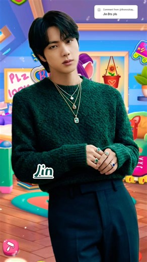 Jin (BTS) makeover My Talking Angela #mytalkingangela2 #cosplay #jin #bts #viral #makeover #shorts