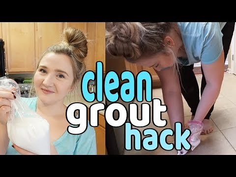 HOW TO CLEAN GROUT | BEST HOMEMADE GROUT CLEANER HACK | HOW TO HAVE WHITE GROUT
