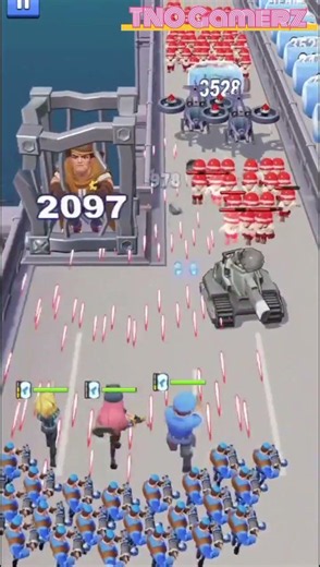 Epic Army Rush Battle 🪖🔥 | Massive Crowd vs Enemy Boss