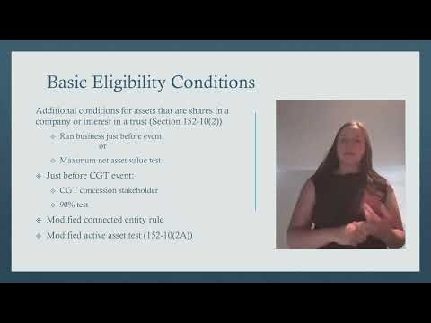 Overvie of Small Business CGT Rollover