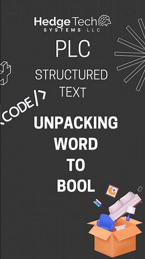 Unpacking WORD to BOOL | CODESYS Structured Text Tutorial #controlengineering #coding #codesys