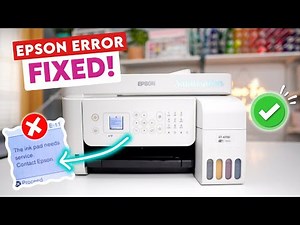 How to Fix “Ink Pad Needs Service” Epson EcoTank (WIC Reset + Replacement)