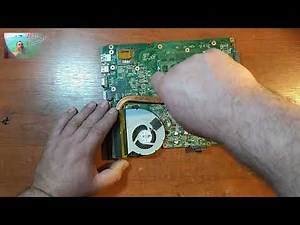 ASUS K53E How to disassemble and reassemble laptop. Cleaning the notebook from dust