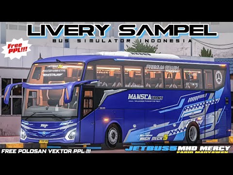 Livery custom Mod JB5 MHD Mercy Farid Madyawan || Free polosan vektor dan Ppl