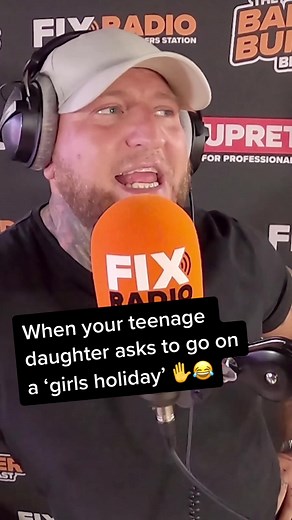 The pains of raising a daughter ✋😂 The Bald Builders Breakfast airs every weekday morning on Fix Radio 📻 #fyp #foryou #parents #dadsoftiktok #construction #tradesman