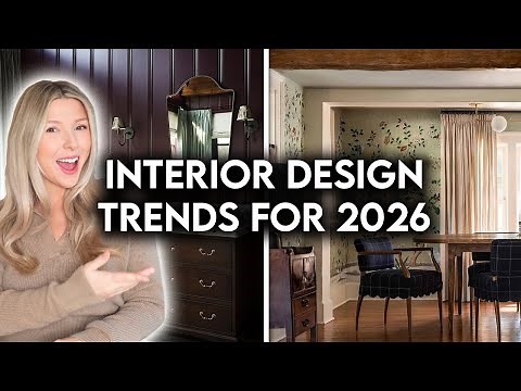 TOP 10 INTERIOR DESIGN + HOME DECOR TRENDS FOR 2026