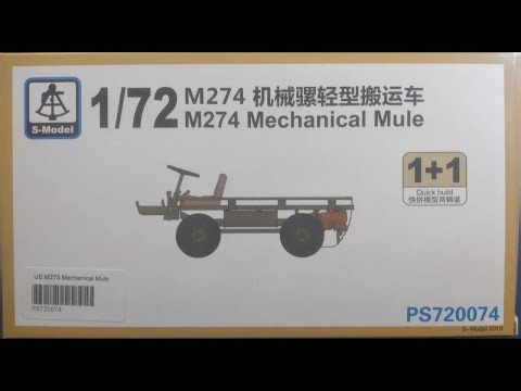 M274 Mechanical Mule (S Model) 1/72 Unbox, Review