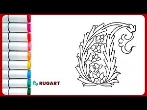 Abstract motif design: How to Draw a Cypress Design | Step by Step Drawing Tutorial