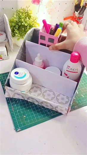 Makeup Organizer #dly #trendingshorts #handmade #craft #craftideas