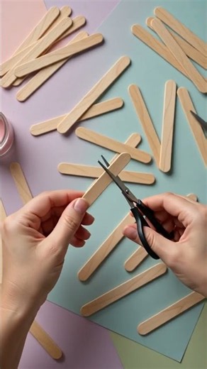 Easy DIY Popsicle Stick Craft | Handmade Picture Frame