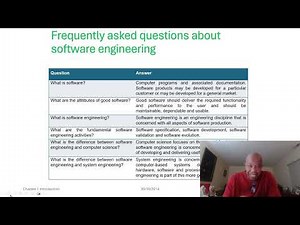 Week 1 Software Engineering Video Lecture