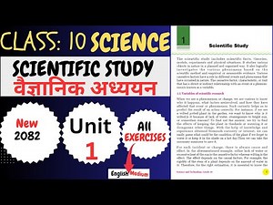 Class 10 Science Chapter 1 Scientific Study Exercise Class 10 Science Unit 1 English Medium Exercise