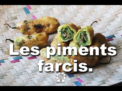 COMMENT FAIRE LES PIMENTS FARCIS. LA RECETTE.