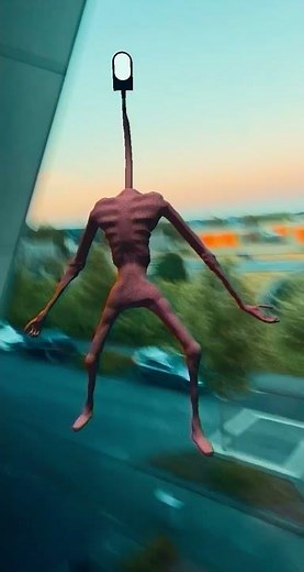 Siren Head on camera