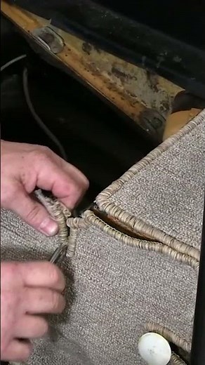 JBugs - 1970 VW Karmann Ghia Rear Seat Carpet Installation