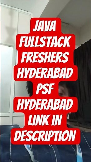 👉 Fresher JAVA Developer Jobs in Hyderabad | 2.4L – 3.5L Salary