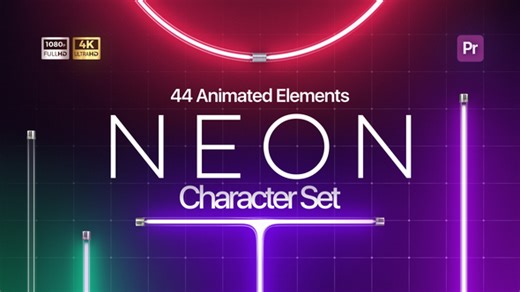 Neon Character Set