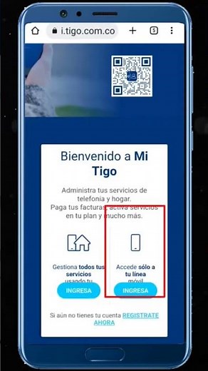 Online payment, Tigo bill.