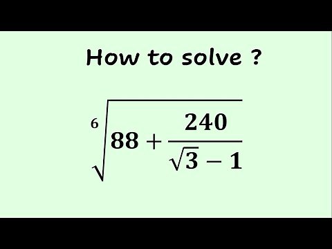 Sixth Root Problems are EASY with this Simple Trick
