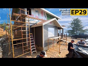 Porch Ceilings & Flashing | Building A Mountain Cabin￼ EP29