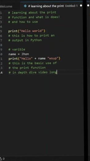 Simple print Function explained to YOU!