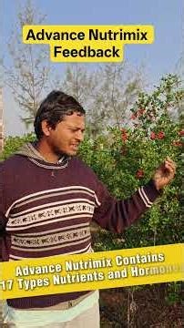Advance Nutrimix Results And Farmer Feed Back #farming #agriculture