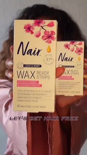 @AlainaTsang gets super smooth legs using Nair’s Wax Ready Strips💜 #nair #naircare #hairremoval #smoothskin #waxing #waxingtiktok