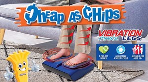 4.1K views · 23 reactions | Tired and achy feet? You need the NEW vibration maxx legs! Through leg vibration and kneading, this can help improve foot flexibility, rejuvenates muscles, and soothes pain in your feet and legs. - 4 speeds and 2 preset modes - helps improve blood circulation - remote controlled Click here to see the rest of this week’s hottest catalogue deals https://www.cheapaschips.com/catalogues/ | Cheap as Chips | Facebook