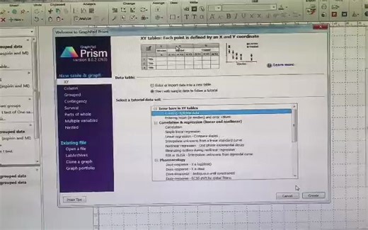 【graphpad prism】graphpad prism使用教程