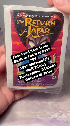 83K views · 2K reactions | Such a classic Happy Meal Set! Fast Food Toys from Back in the Day Part 578 1995 McDonald’s Walt Disney Masterpiece Aladdin Return of Jafar #aladdin #mcdonalds #90snostalgia #HappyMeal #90stoys #retrotoys #memorylane | CPJ Collectibles | Facebook