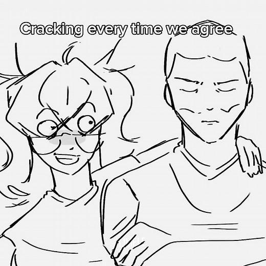 Cracking every time we agree .. | OC Luna & Robert | Meme / Trend / Skit