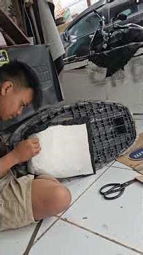 Modif Jok Uwinfly M110F Part 2 biar nambah pendek pangkas jendolan biar nyaman + busa latex