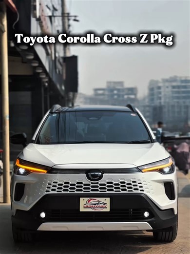 Toyota Corolla Cross Z Package 2025 — Brand New Shape, Brand New Feeling Pearl কালারে ঝকঝকে লুক, সাথে Panoramic View Monitor একদম ব্র্যান্ড নিউ গাড়ি — এখন Highway Motors BD-তে রেডি স্টকে! Model: 2025 (New Shape) Z Package | Pearl Color Panoramic View | LED Headlight Smart Key | Push Start | Alloy Wheels Luxurious & Fuel Efficient Corolla Cross — যারা খোঁজেন স্টাইল, স্মার্টনেস ও সেফটির একসাথে মিল। Available now at: Highway Motors BD 📍 278/D, Kalshi Road, ECB Chattar, Mirpur, Dhaka 📞 01738-0896