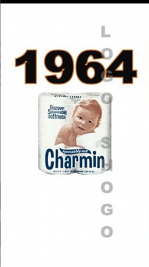 Charmin & Pampers Logo Evolution #care #pampers #logoshogo #logo