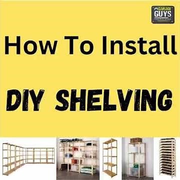 How To Install DIY Wooden Modular Shelving
