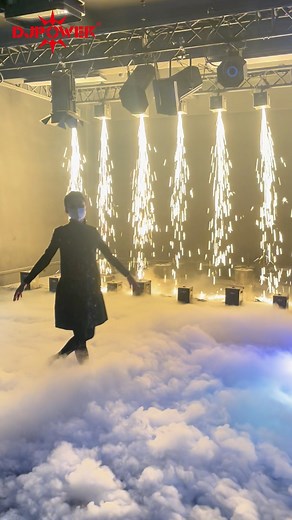 DJPOWER D-V2: 4m downward star showers - perfect for weddings, concerts, events. www.djpowerfx.com Email: djpower-19@djpower.cn WhatsApp: 86 199 2741 3395 #sparkmachine #djpower #coldspark #spark #firework #entertainment #wedding #concerts #liveshow #stageeffect #specialeffect #lowfogmachine #dryicemachine #smokemachine #fogmachine | DJPOWER