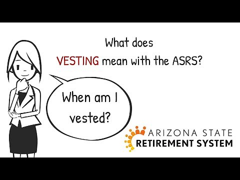 What does “Vesting” mean with the ASRS